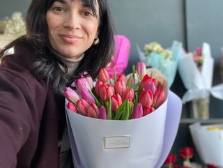 Buchet Gingasie cu 25 lalele