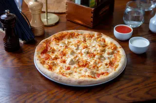 Pizza pui și porumb