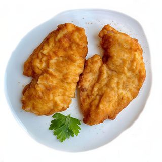 Snitel parizian de porc 3 portii - 450g + 300g piure din partea casei