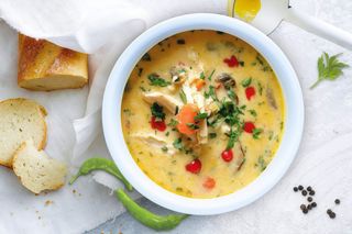 Ciorba de pui a la grec 6 portii