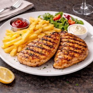 Fast food promo & piept de pui la grătar 