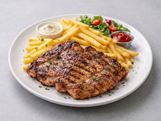 Fast food promo & ceafă de porc la grătar 