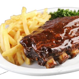 Coaste de porc la gratar in sos Barbeque