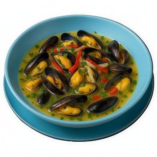 Midii în sos de vin alb – 500g