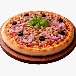 Pizza cu Ton şi Ceapă Rosie 32cm