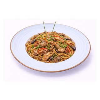 Noodles cu pui şi ciuperci 350g
