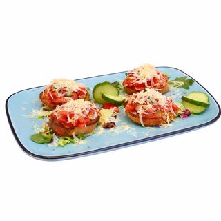 Bruschette cu mozzarella și roșii cherry 200g