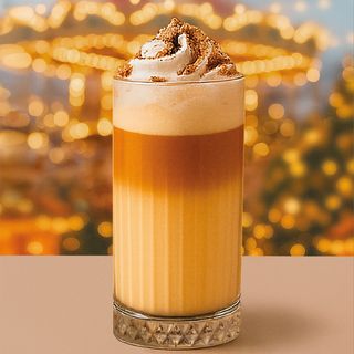 Gingerbread Carob Iced Latte