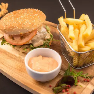 Gorgonzola burger