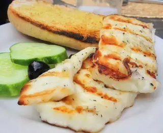 Halloumi prajita