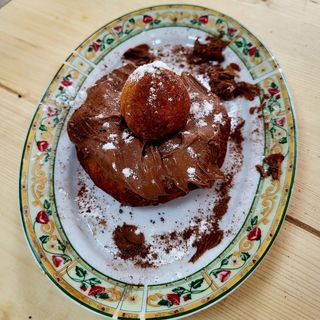 Papanași cu Nutella