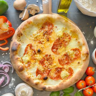Pizza Quattro Formaggi Piccante