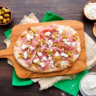 PINSA CU PROSCIUTTO COTTO