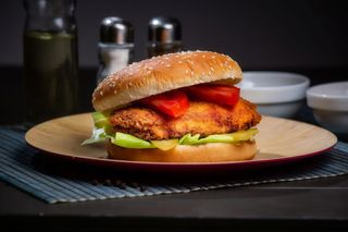 Cordon bleu burger