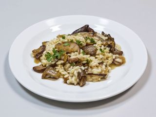 Pilaf cu ciuperci si vită