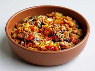 Dovlecei gratinați la cuptor cu pui