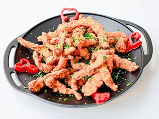 Gujoane de porc cu usturoi - 2 portii