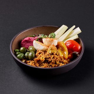 Quinoa Risotto bol cu ou poșat