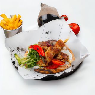 Greek chicken souvlaki