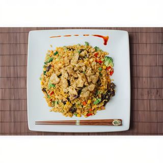 Orez jasmine cu pui si legume