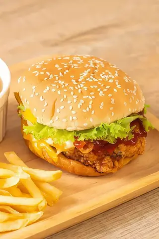Burger crispy
