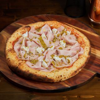 Pizza Mortadella cu fistic Ø32cm