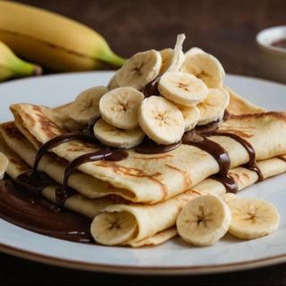 Clătita cu Nutella si banana