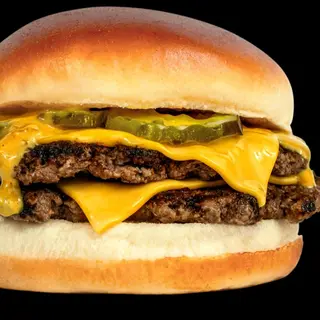 Smash Burger Dublu (495g) Cartofi 100g Bautura