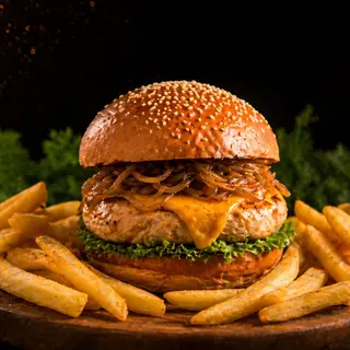 Cheese Chicken Burgers