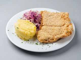 Snitel de pui cu susan meniu