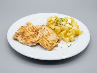 Piept de pui la grătar  meniu