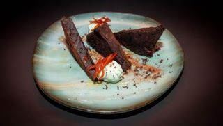 Brownie cu inghetata (Fudgy Brownie )