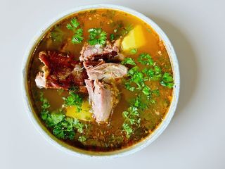 Bors de fasole cu sau fara afumatura