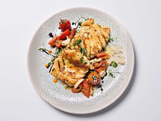 Calamari trasi la tigaie cu usturoi si chilli