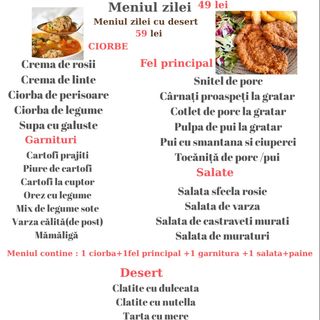 Meniul zilei 