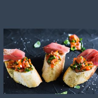 Bruscheta con prosciuto