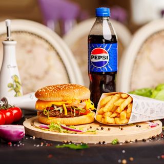 Meniu gourmet burger