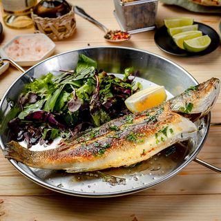 Biban de mare la grătar