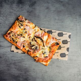 Pizza Tacchino e funghi
