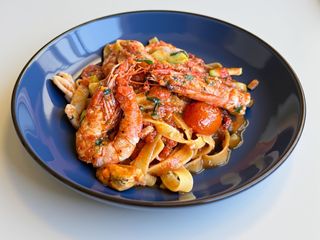 Tagliatelle Ai Frutti Di Mare