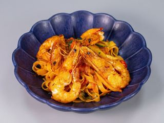 Tagliatelle Con Gamberi E Zucchine
