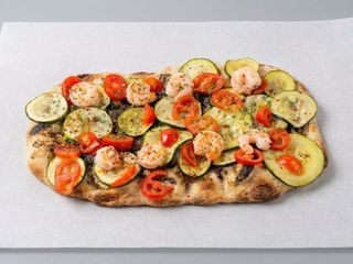 Pinsa ansoa și zucchine