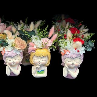 Mini Vaza cu flori criogenate