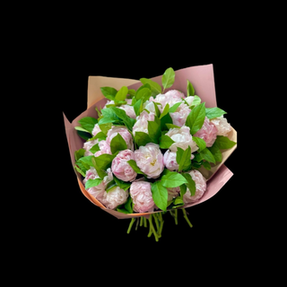 Buchet 25 Bujori Roz Pal