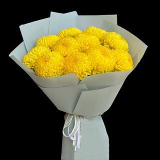 Buchet Crizanteme Gigant Galbene 2