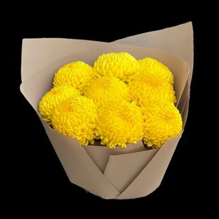 Buchet Crizanteme Gigant Galbene