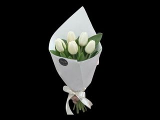 Buchet 5 Lalele Albe