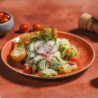 Crispy Caesar salad