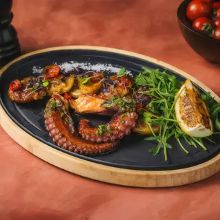 Octopus with Chimichurri