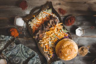 Shaorma mix la farfurie